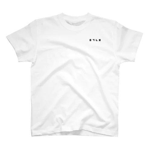 【ハングルノート】ロゴ（小）入りオーバーサイズTシャツ Regular Fit T-Shirt