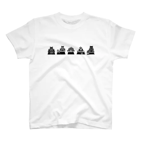 日本の城（BK-10） Regular Fit T-Shirt