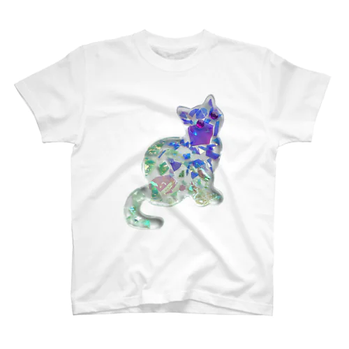 クリスタル猫 Regular Fit T-Shirt