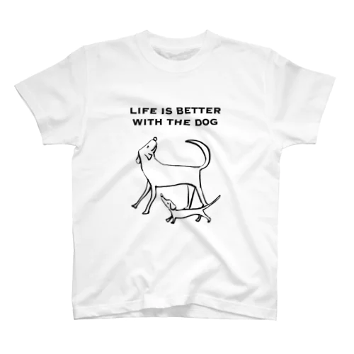 なかよし　モノクロ Regular Fit T-Shirt