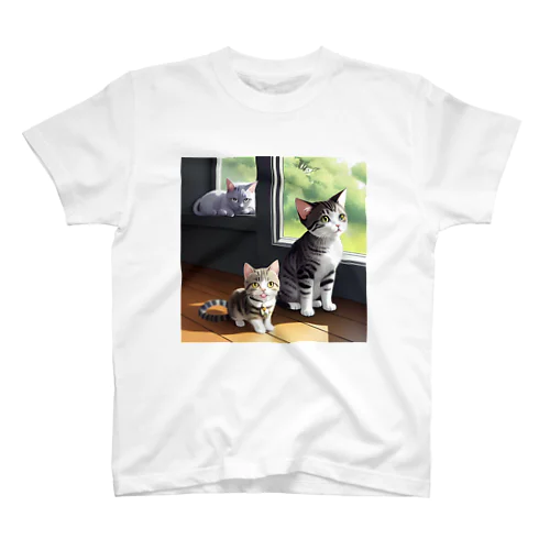 愛猫ファミリー Regular Fit T-Shirt