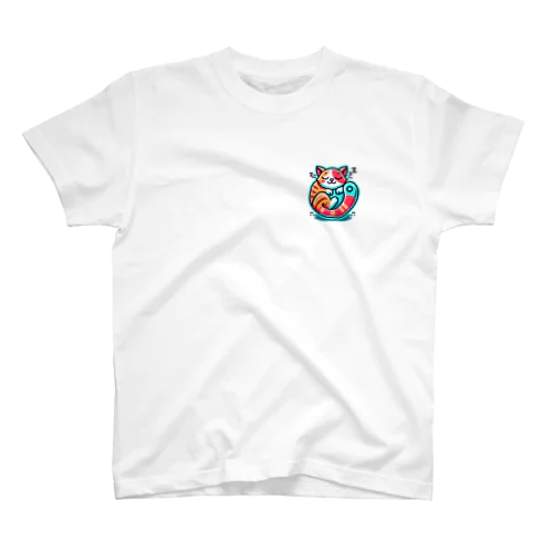 居眠りネコ Regular Fit T-Shirt