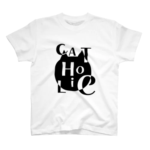 猫中毒キャットホリック Regular Fit T-Shirt
