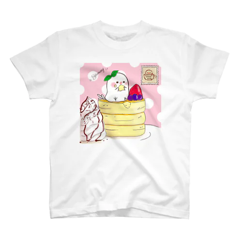 ちゅんカフェパンケーキ（Ｐ） Regular Fit T-Shirt