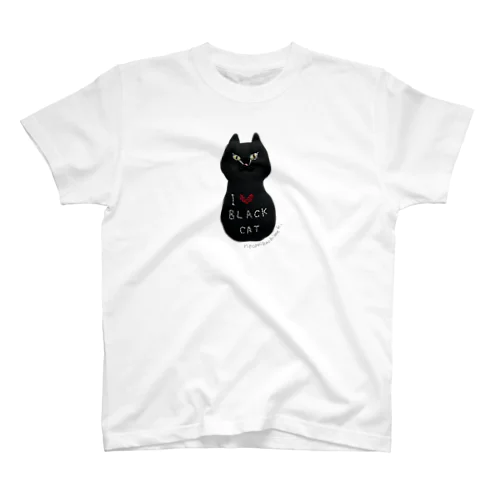 I❤️BLACK CAT！ Regular Fit T-Shirt