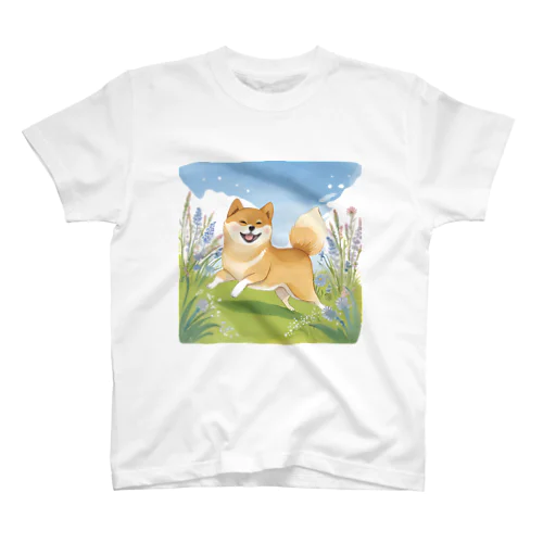 柴犬のお散歩 Regular Fit T-Shirt