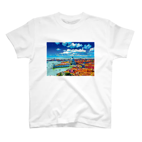 イタリア ヴェネツィアの夏の日 Regular Fit T-Shirt