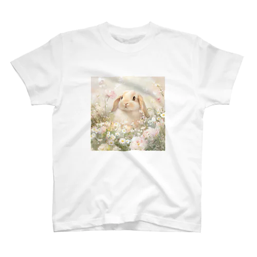 うさぎ（ピンク） Regular Fit T-Shirt
