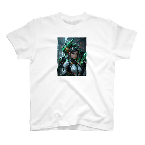 サイバーメカクロニクル「深緑の共鳴者」 Regular Fit T-Shirt