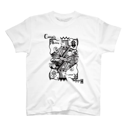 カエサルトランプモチーフシャツ Regular Fit T-Shirt