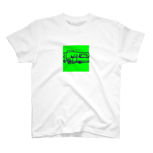 市バスのステッカー Regular Fit T-Shirt