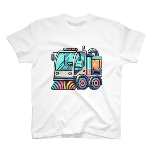 AIで描いた道路清掃車 Regular Fit T-Shirt