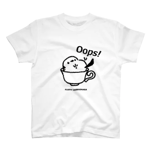 もふもふシマエナガ　oops!　Tシャツ Regular Fit T-Shirt