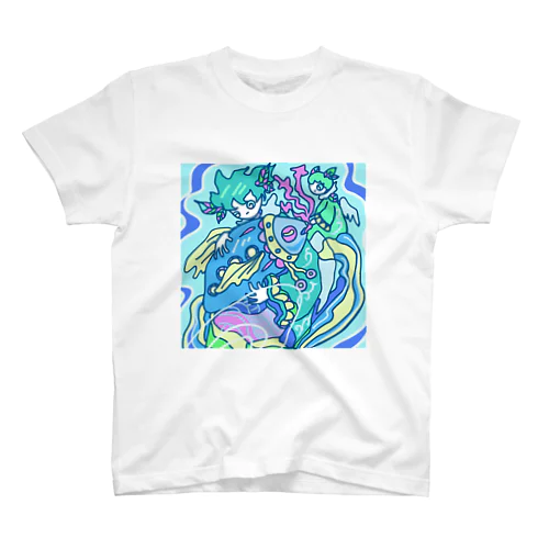 魚ではない（ややパステル調） Regular Fit T-Shirt