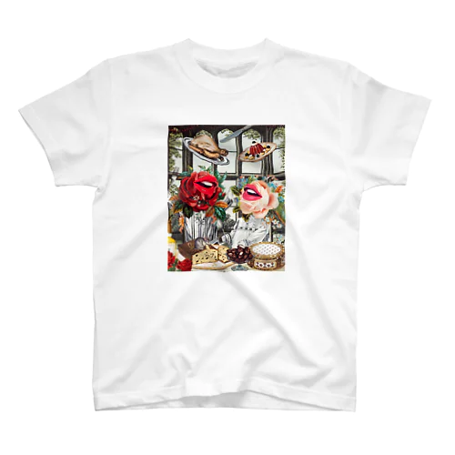薔薇のランチ Regular Fit T-Shirt