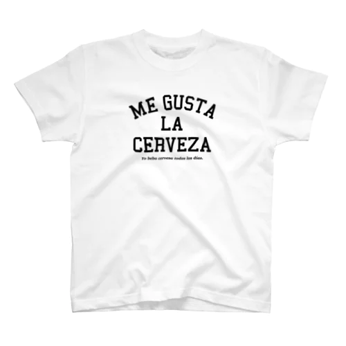 ビールが好き-T（ロゴ黒） Regular Fit T-Shirt