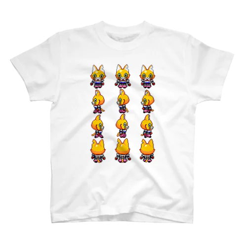 てくてくドットキャットＣ Regular Fit T-Shirt