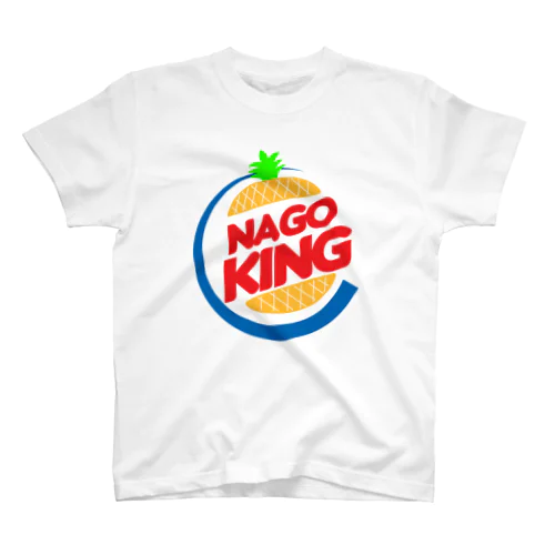 NAGO KING パイナップルロゴTシャツ Regular Fit T-Shirt