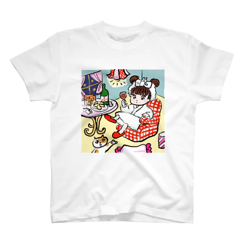 ワインたしなみgirl Regular Fit T-Shirt
