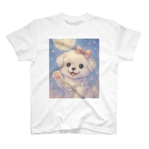 ミルクちゃんTシャツ 〜ふわふわのやさしさを〜  Regular Fit T-Shirt