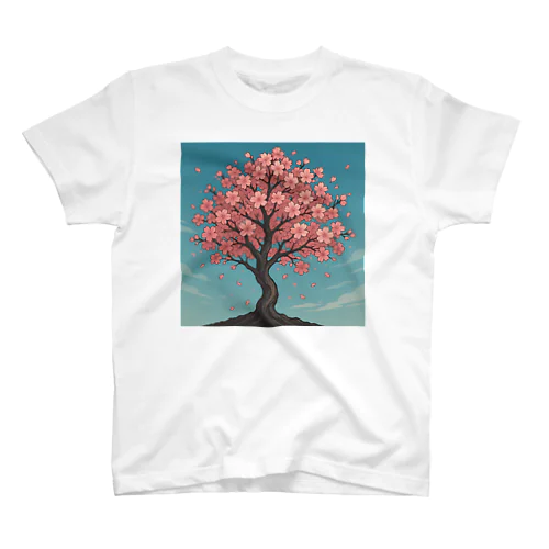 桜影Tシャツ Regular Fit T-Shirt