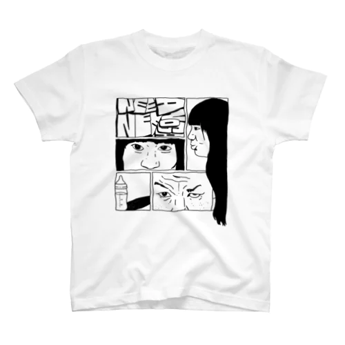 ねえあのコミック風デザイン Regular Fit T-Shirt