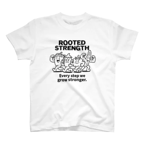 ROOTED STRENGTH - LINE ART SERIES  Regular Fit T-Shirt