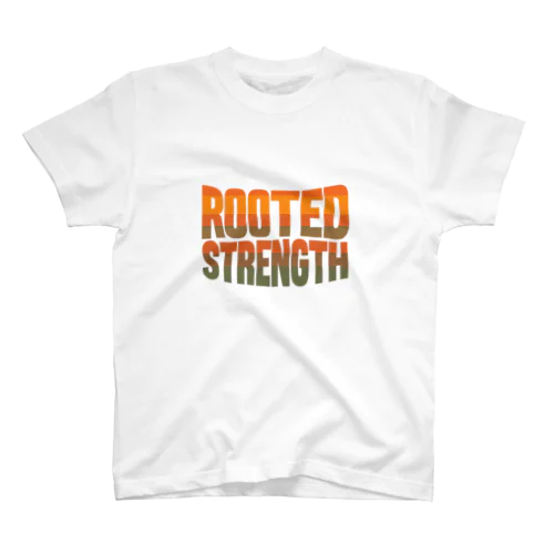 ROOTED STRENGTHロゴTシャツ Regular Fit T-Shirt