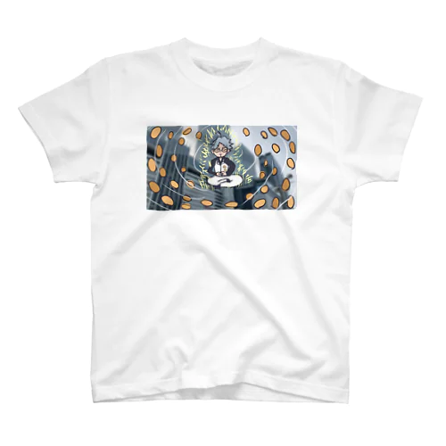 名駅名物瞑想名千さん銘菓煎餅3千種選定 Regular Fit T-Shirt