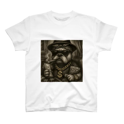 派手なブルドック Regular Fit T-Shirt