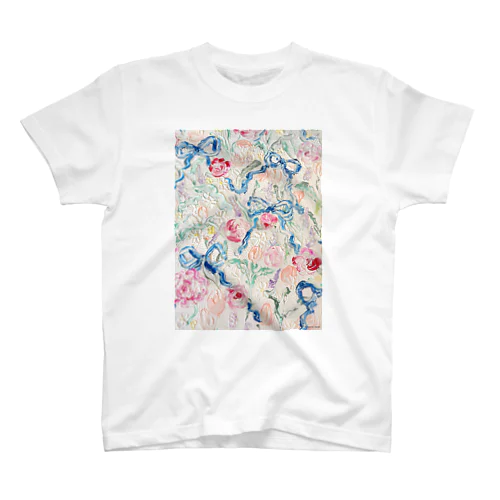 Butter Cake -Ribbon Bouquet- Regular Fit T-Shirt