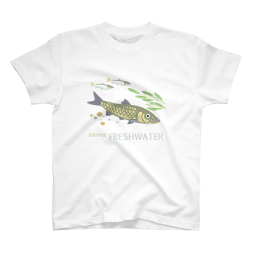 フロントプリント ニゴイとアユとササバモ Regular Fit T-Shirt
