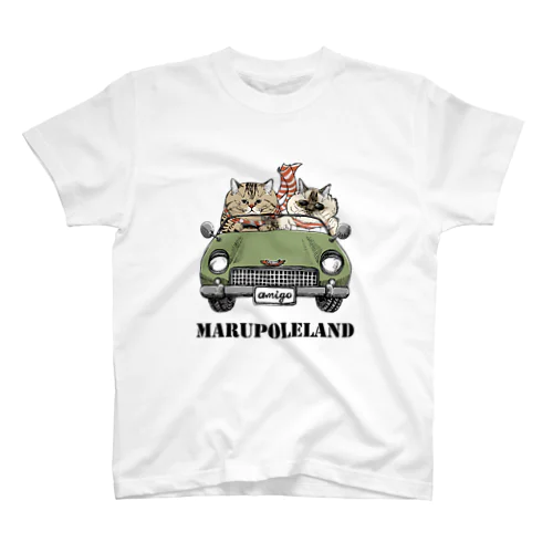 こねこドライブ日和 Regular Fit T-Shirt