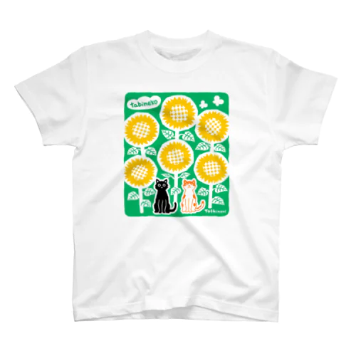 たびねこ　ひまわり Regular Fit T-Shirt
