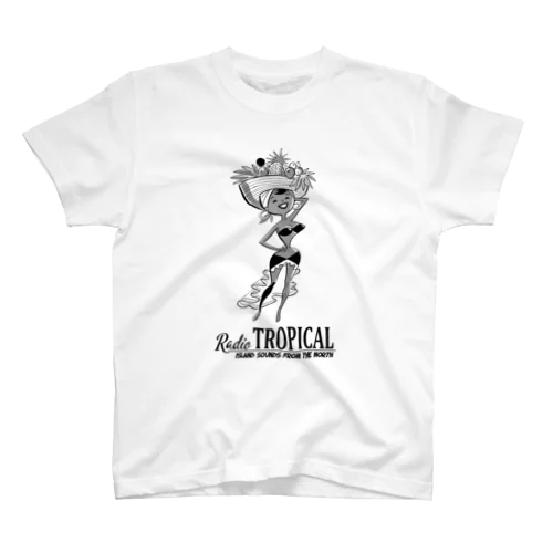 ヴィッキちゃん黒白 Regular Fit T-Shirt