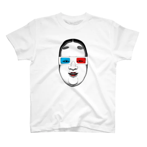 能面３Ｄメガネ Regular Fit T-Shirt