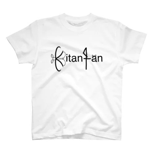 Kitani-anのタイポグラフィ Regular Fit T-Shirt