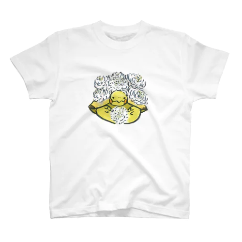 お花いっぱいロシアリクガメ Regular Fit T-Shirt