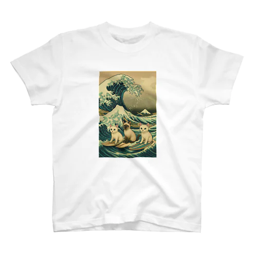 浮世猫浪（うきよびょうろう） Regular Fit T-Shirt