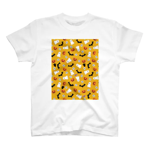 おばけパーティー風呂敷（黄）　≪mayumi作≫ Regular Fit T-Shirt