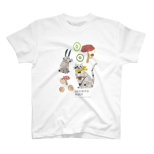 うさぎとネコ Regular Fit T-Shirt