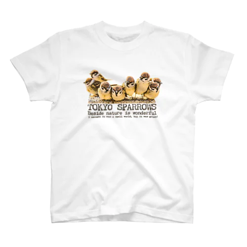 すずめちゃん集合！ Regular Fit T-Shirt