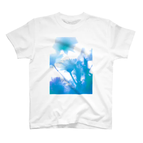 Blue Flower Regular Fit T-Shirt