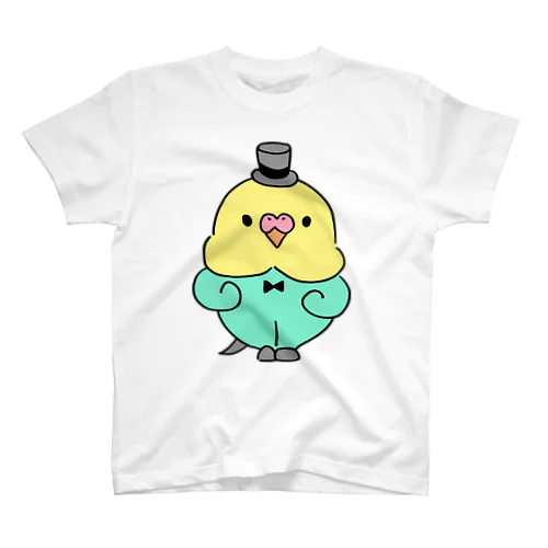 フォーマルなセキセイインコ Regular Fit T-Shirt