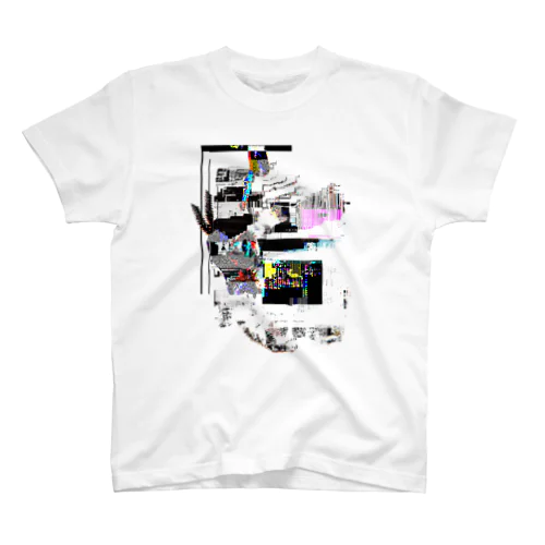 カラフルな_グリッチが_かわいい Regular Fit T-Shirt
