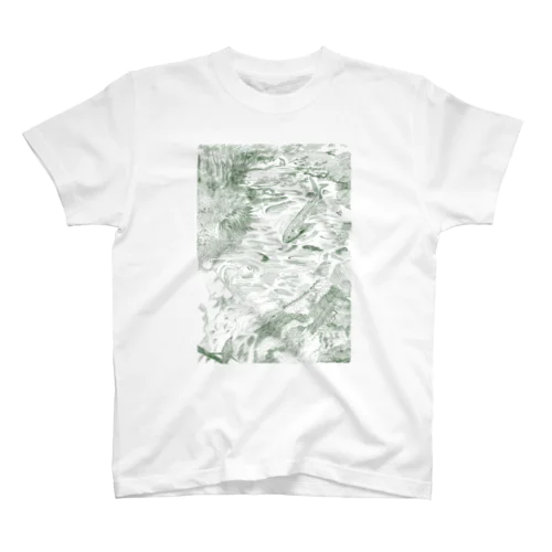 北海道の四季とミヤベイワナ Regular Fit T-Shirt