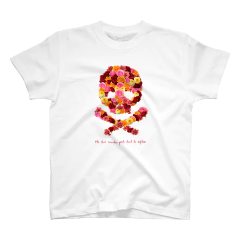 フラワードクロ（レッド） Regular Fit T-Shirt