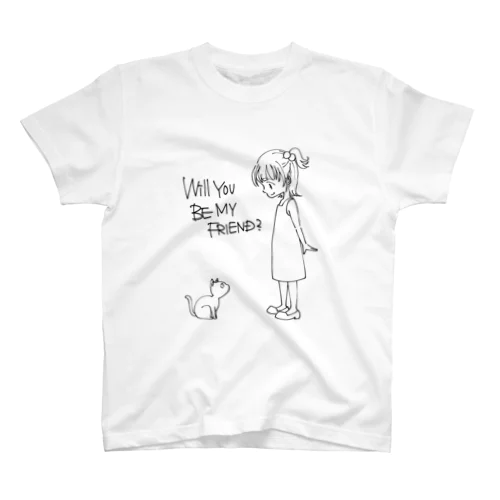 WILL YOU BE MY FRIEND? Regular Fit T-Shirt