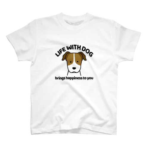 犬と共に（ジャック） Regular Fit T-Shirt