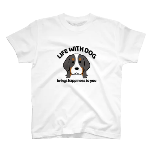 犬と共に（バーニーズ） Regular Fit T-Shirt